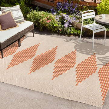 Vinales Diamond Stripe Indoor/outdoor Area Rug